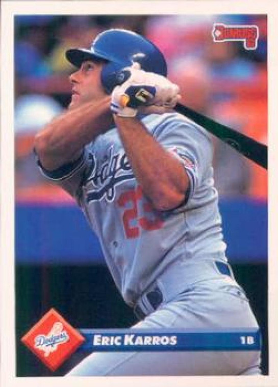 1993 Donruss #430 Eric Karros VG Los Angeles Dodgers 