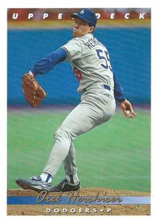 1993 Upper Deck #169 Orel Hershiser VG Los Angeles Dodgers 