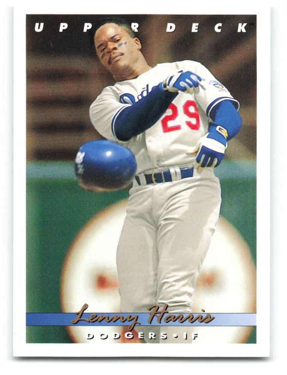 1993 Upper Deck #184 Lenny Harris VG Los Angeles Dodgers 