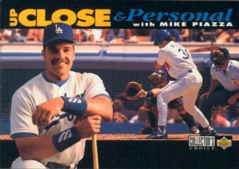 1994 Collector's Choice #637 Mike Piazza UP VG Los Angeles Dodgers 