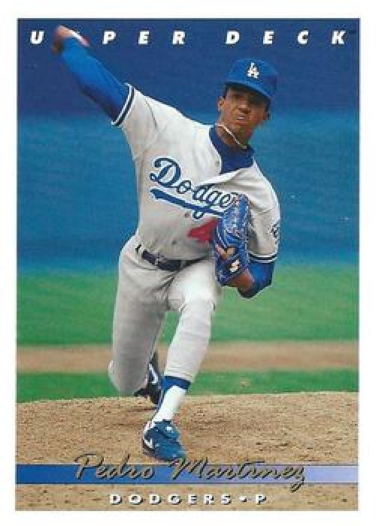 1993 Upper Deck #324 Pedro Martinez VG Los Angeles Dodgers 