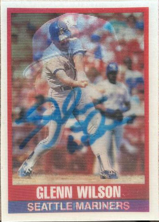 Glenn Wilson Autographed 1989 Sportflics #12