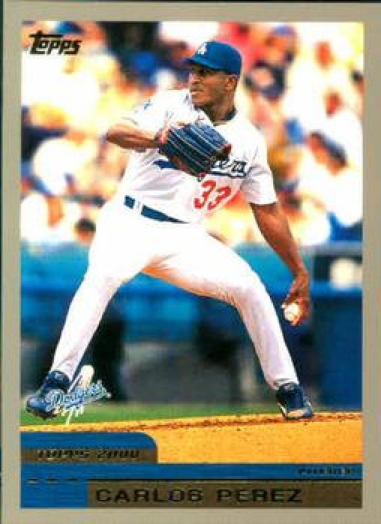 SOLD 53128 2000 Topps #373 Carlos Perez VG Los Angeles Dodgers 