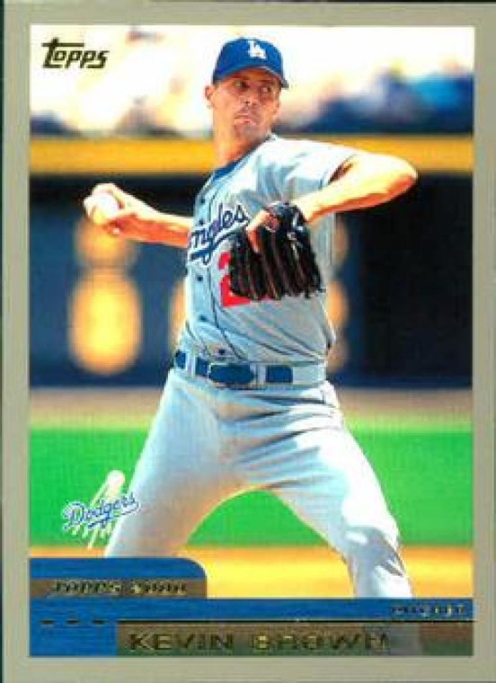 2000 Topps #145 Kevin Brown VG Los Angeles Dodgers 