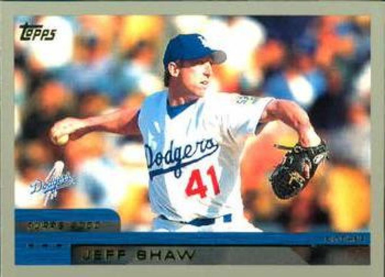 2000 Topps #49 Jeff Shaw VG Los Angeles Dodgers 