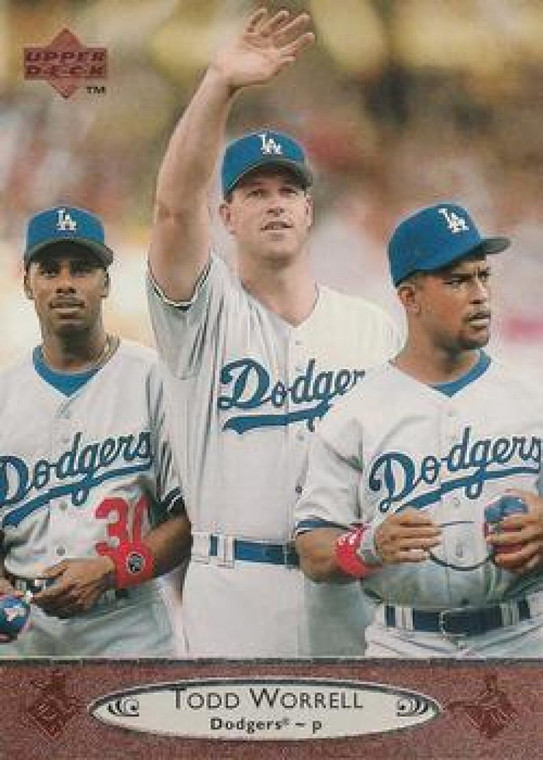 1996 Upper Deck #358 Todd Worrell VG Los Angeles Dodgers 