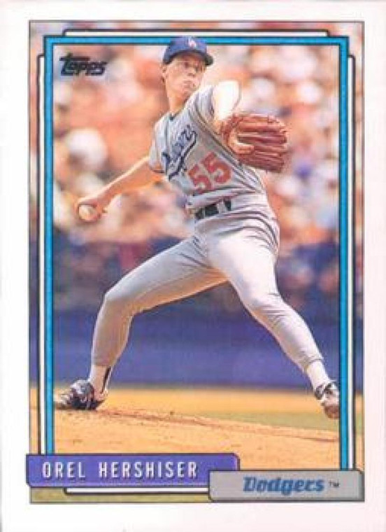1992 Topps #175 Orel Hershiser VG Los Angeles Dodgers 