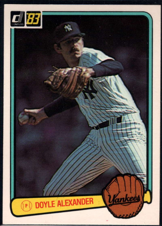 1983 Donruss #451 Doyle Alexander VG New York Yankees 