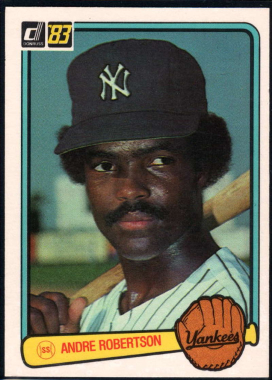 1983 Donruss #387 Andre Robertson VG New York Yankees 