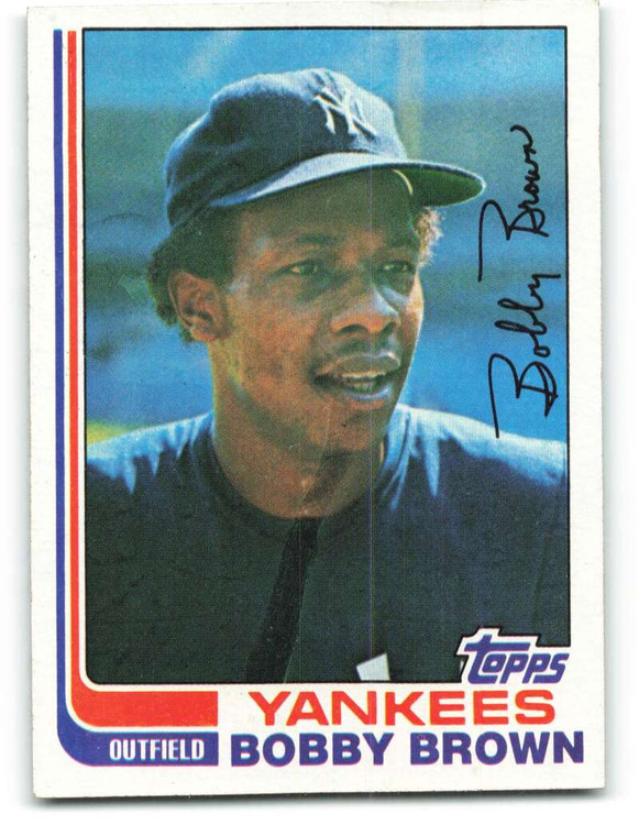 1982 Topps #791 Bobby Brown VG New York Yankees 