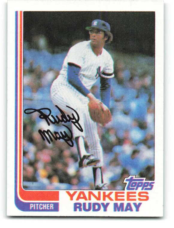 1982 Topps #735 Rudy May VG New York Yankees 