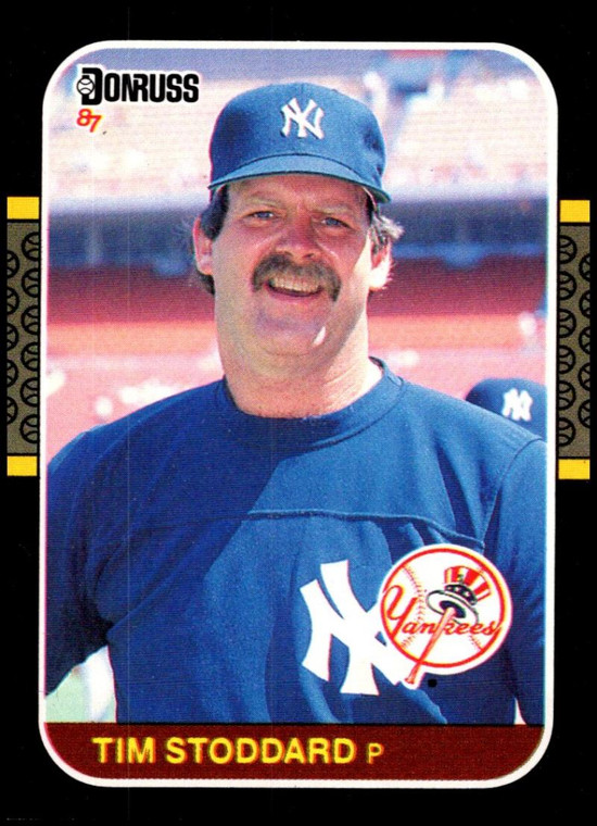1987 Donruss #497 Tim Stoddard VG New York Yankees 