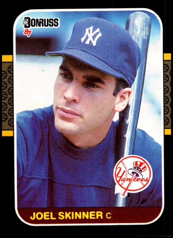 1987 Donruss #545 Joel Skinner VG New York Yankees 