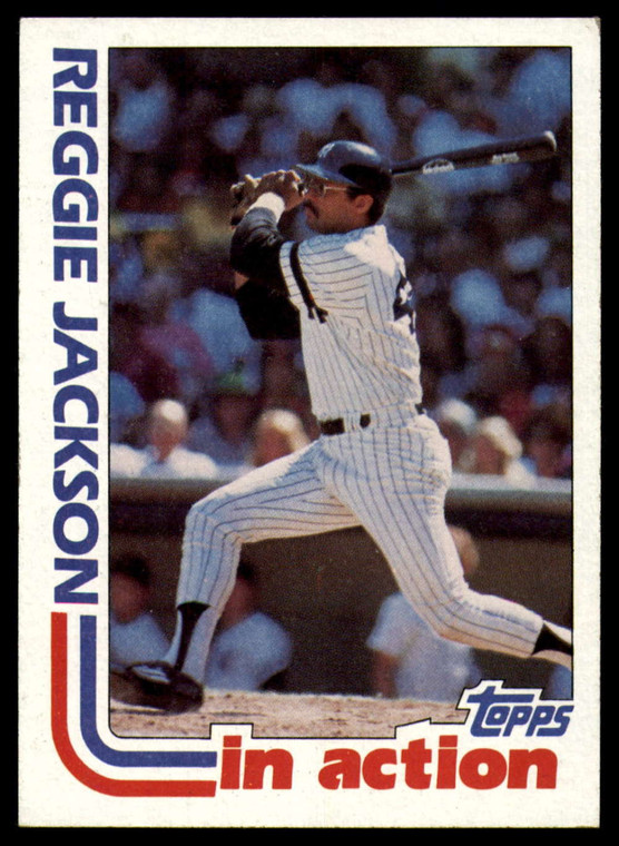1982 Topps #301 Reggie Jackson IA VG New York Yankees 