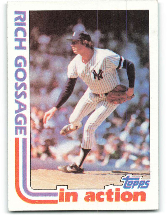 1982 Topps #771 Rich Gossage IA VG New York Yankees 