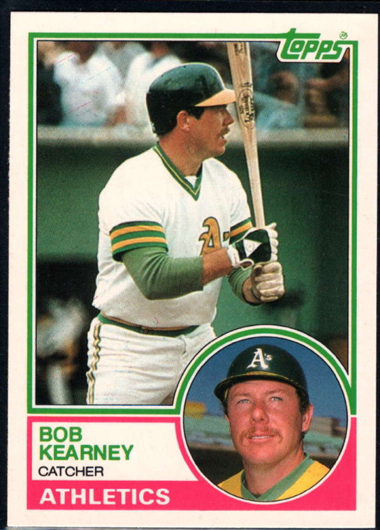 1983 Topps Traded #52T Bob Kearney VG RC Rookie Oakland Athletics 