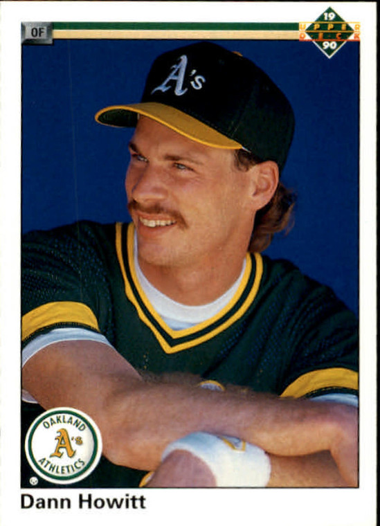 1990 Upper Deck #747 Dann Howitt VG RC Rookie Oakland Athletics 