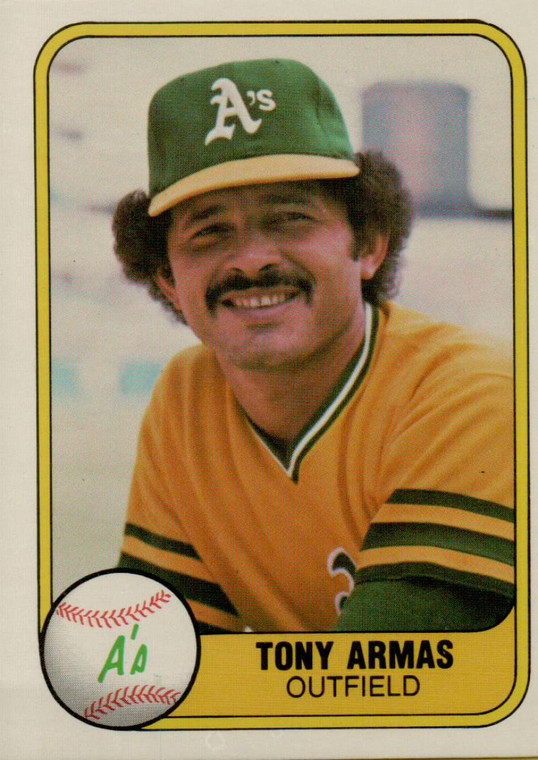 1981 Fleer #575 Tony Armas VG Oakland Athletics 