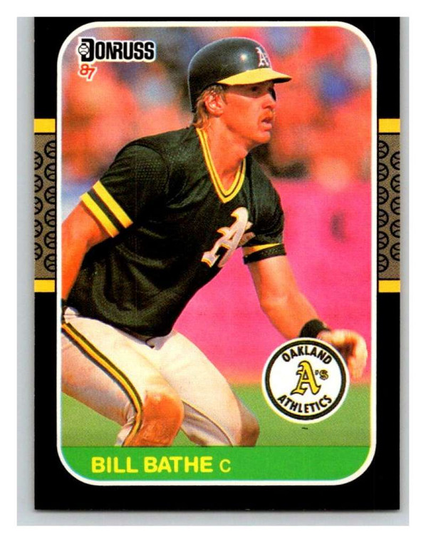 1987 Donruss #281 Bill Bathe VG RC Rookie Oakland Athletics 