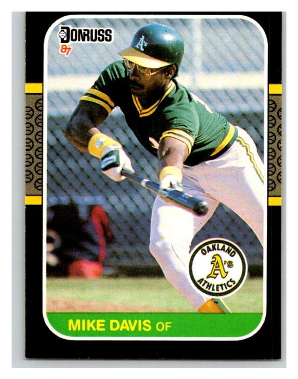 1987 Donruss #133 Mike Davis VG Oakland Athletics 