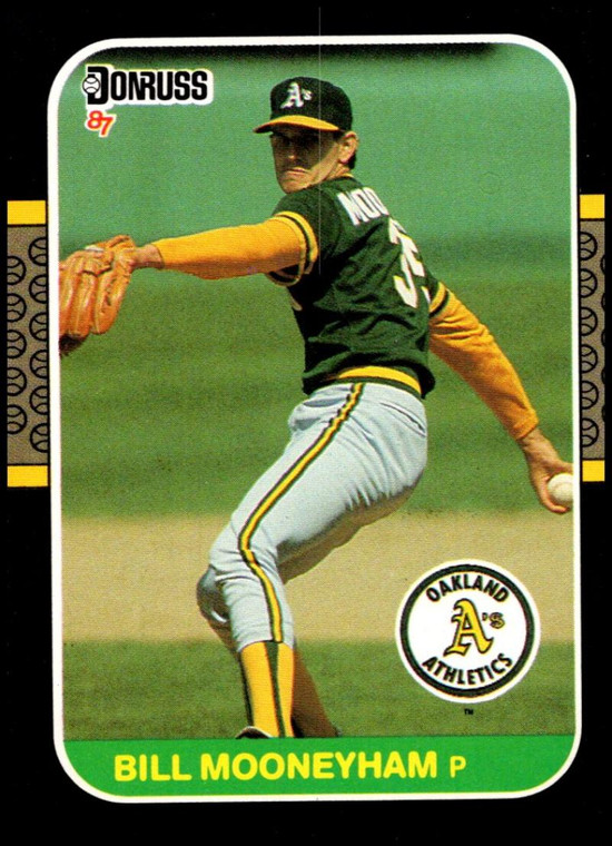 1987 Donruss #302 Bill Mooneyham VG RC Rookie Oakland Athletics 