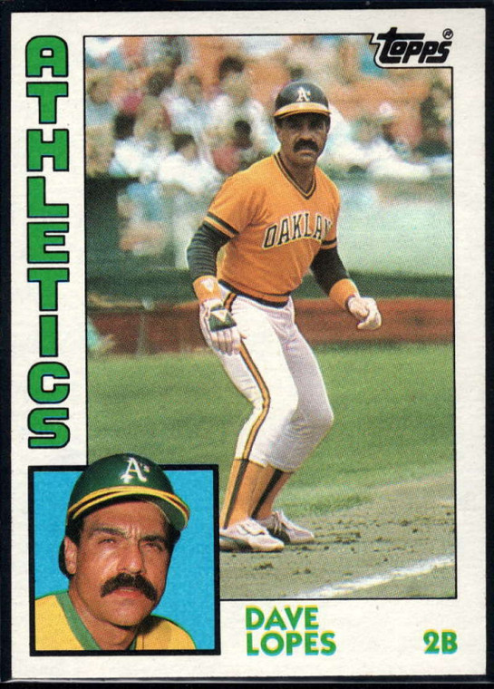 1984 Topps #669 Davey Lopes VG Oakland Athletics 