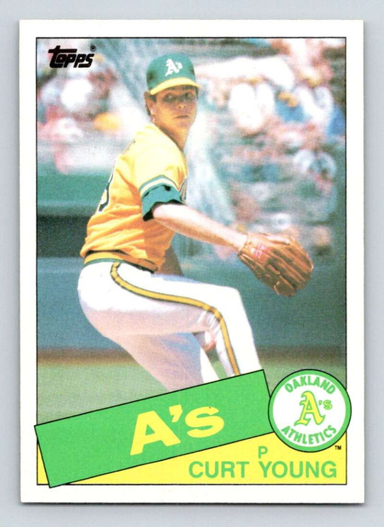 1985 Topps #293 Curt Young VG Oakland Athletics 