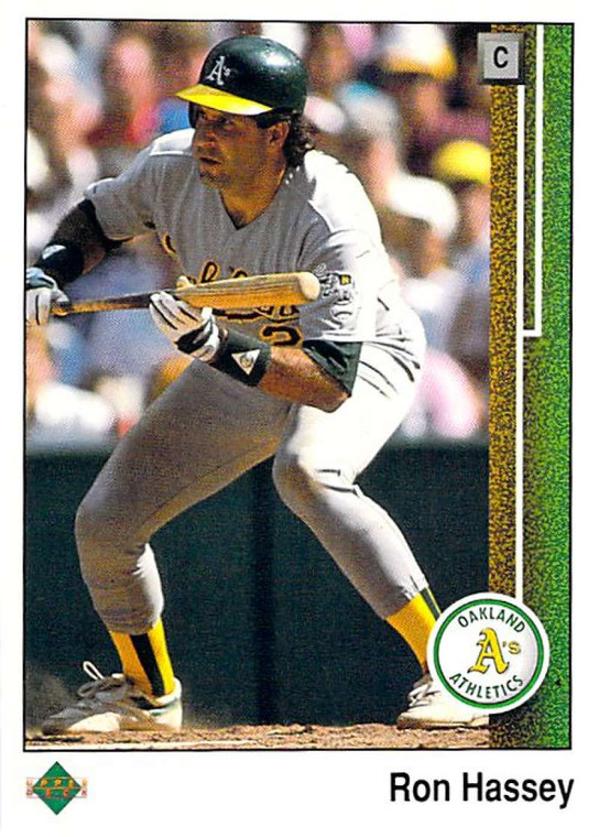 1989 Upper Deck #564 Ron Hassey VG Oakland Athletics 