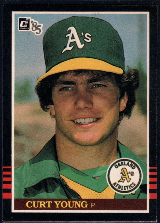 1985 Donruss #522 Curt Young VG Oakland Athletics 