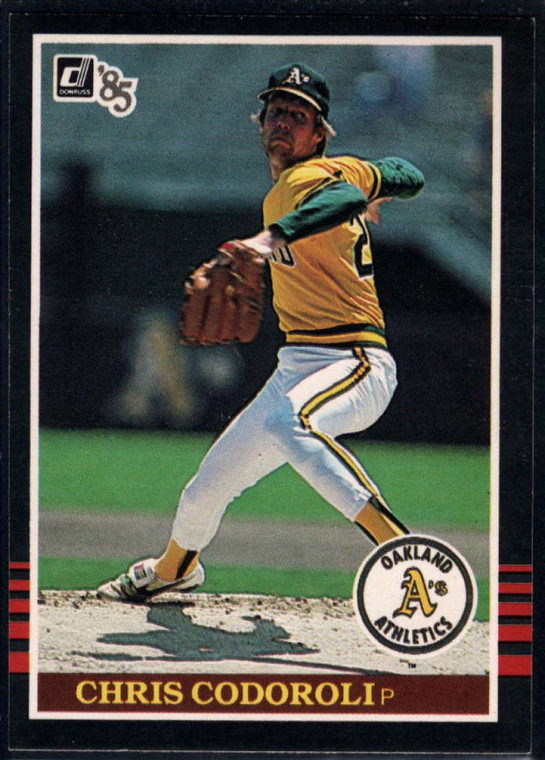 1985 Donruss #462 Chris Codiroli VG Oakland Athletics 