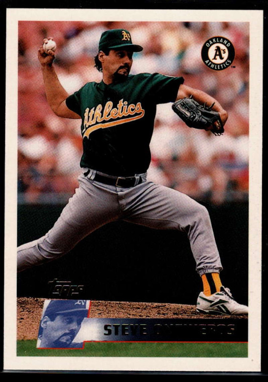 1996 Topps #176 Steve Ontiveros VG Oakland Athletics 