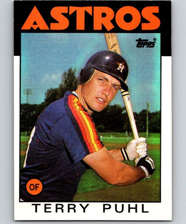 1986 Topps #763 Terry Puhl VG Houston Astros 