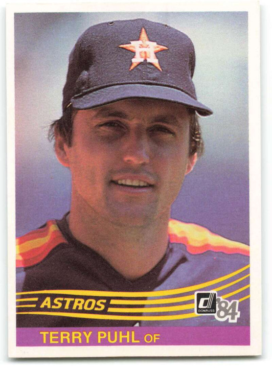 1984 Donruss #476 Terry Puhl VG Houston Astros 