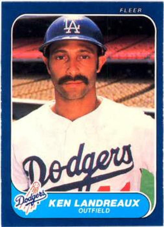 1986 Fleer #134 Ken Landreaux VG Los Angeles Dodgers 