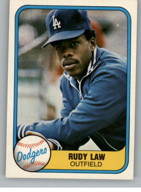 1981 Fleer #139 Rudy Law VG Los Angeles Dodgers 