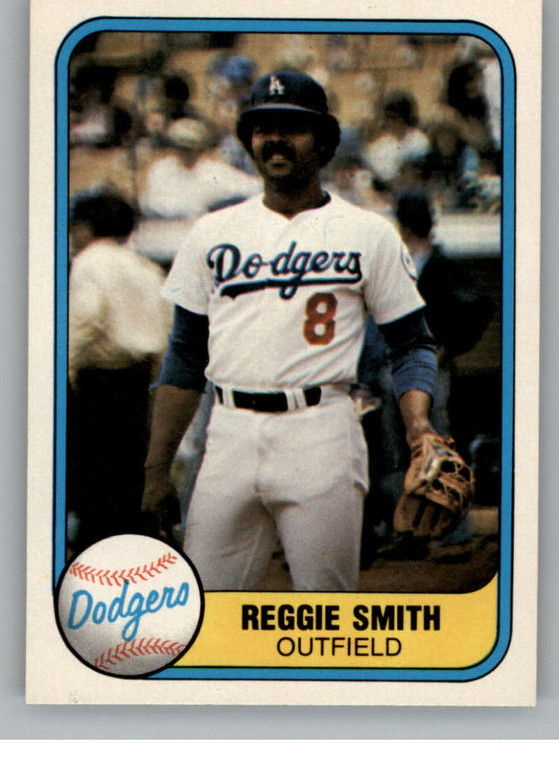 1981 Fleer #111 Reggie Smith VG Los Angeles Dodgers 