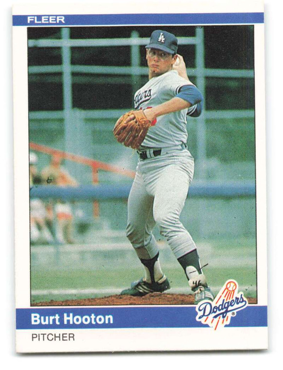 1984 Fleer #102 Burt Hooton VG Los Angeles Dodgers 