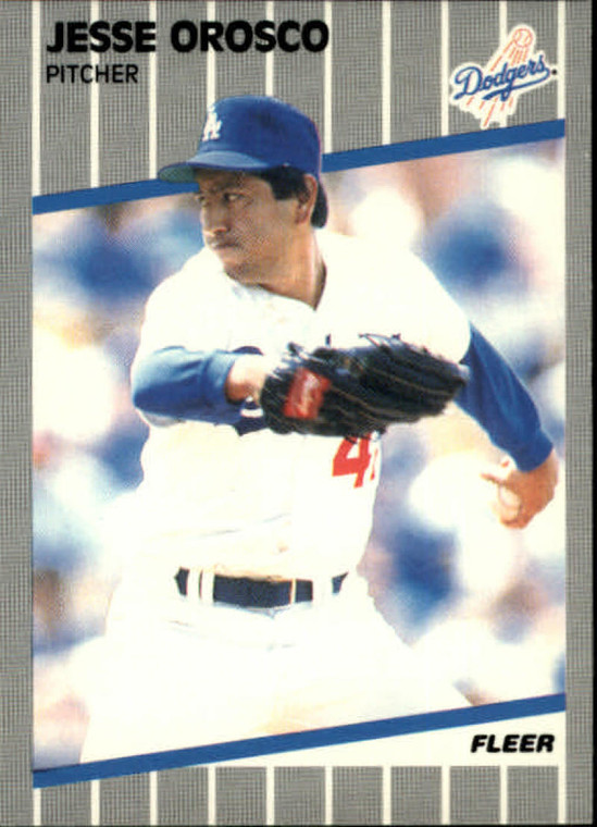 1989 Fleer #68 Jesse Orosco VG Los Angeles Dodgers 