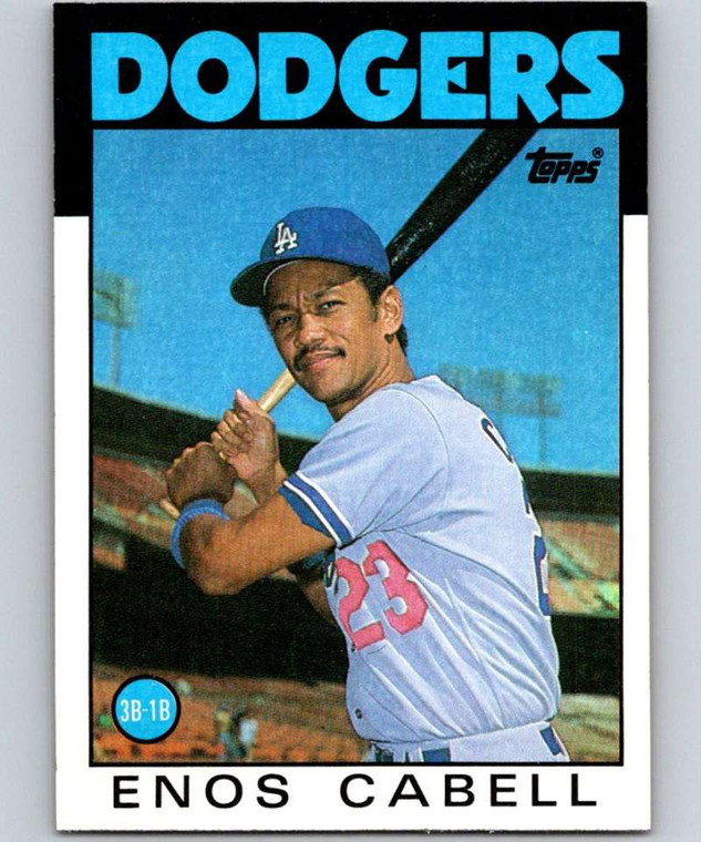 1986 Topps #197 Enos Cabell VG Los Angeles Dodgers 