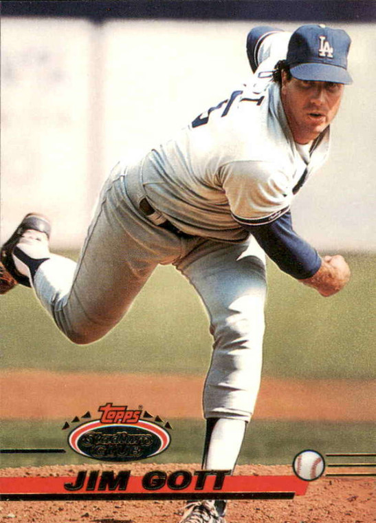 1993 Stadium Club #487 Jim Gott VG Los Angeles Dodgers 