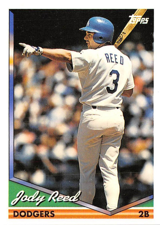 1994 Topps #325 Jody Reed VG Los Angeles Dodgers 