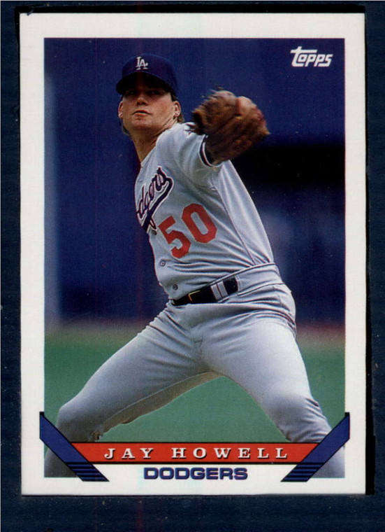 1993 Topps #311 Jay Howell VG Los Angeles Dodgers 
