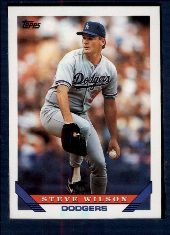 1993 Topps #133 Steve Wilson VG Los Angeles Dodgers 