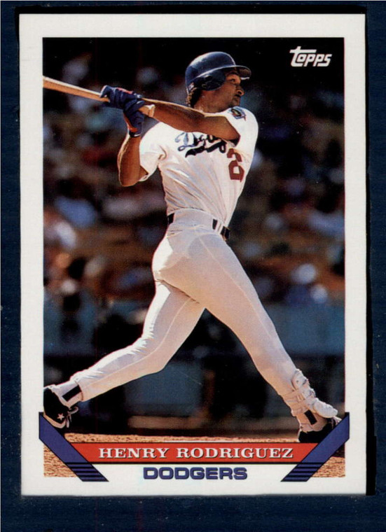 1993 Topps #284 Henry Rodriguez VG Los Angeles Dodgers 