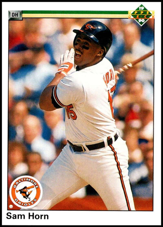 1990 Upper Deck #796 Sam Horn VG Baltimore Orioles 