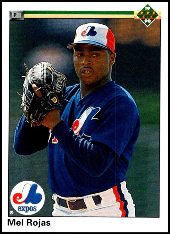 1990 Upper Deck #772 Mel Rojas VG RC Rookie Montreal Expos 