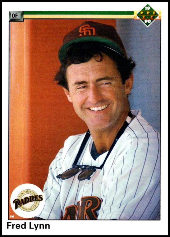 1990 Upper Deck #771 Fred Lynn VG San Diego Padres 