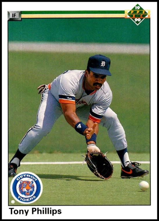 1990 Upper Deck #768 Tony Phillips VG Detroit Tigers 