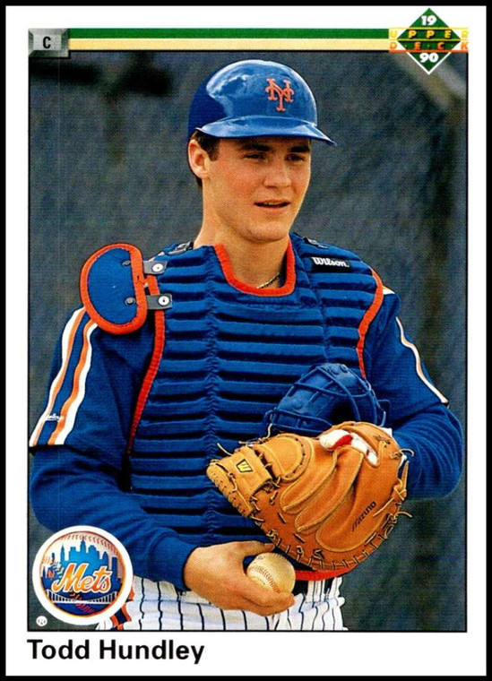 1990 Upper Deck #726 Todd Hundley VG RC Rookie New York Mets 