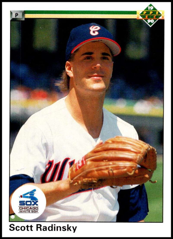1990 Upper Deck #725 Scott Radinsky VG RC Rookie Chicago White Sox 